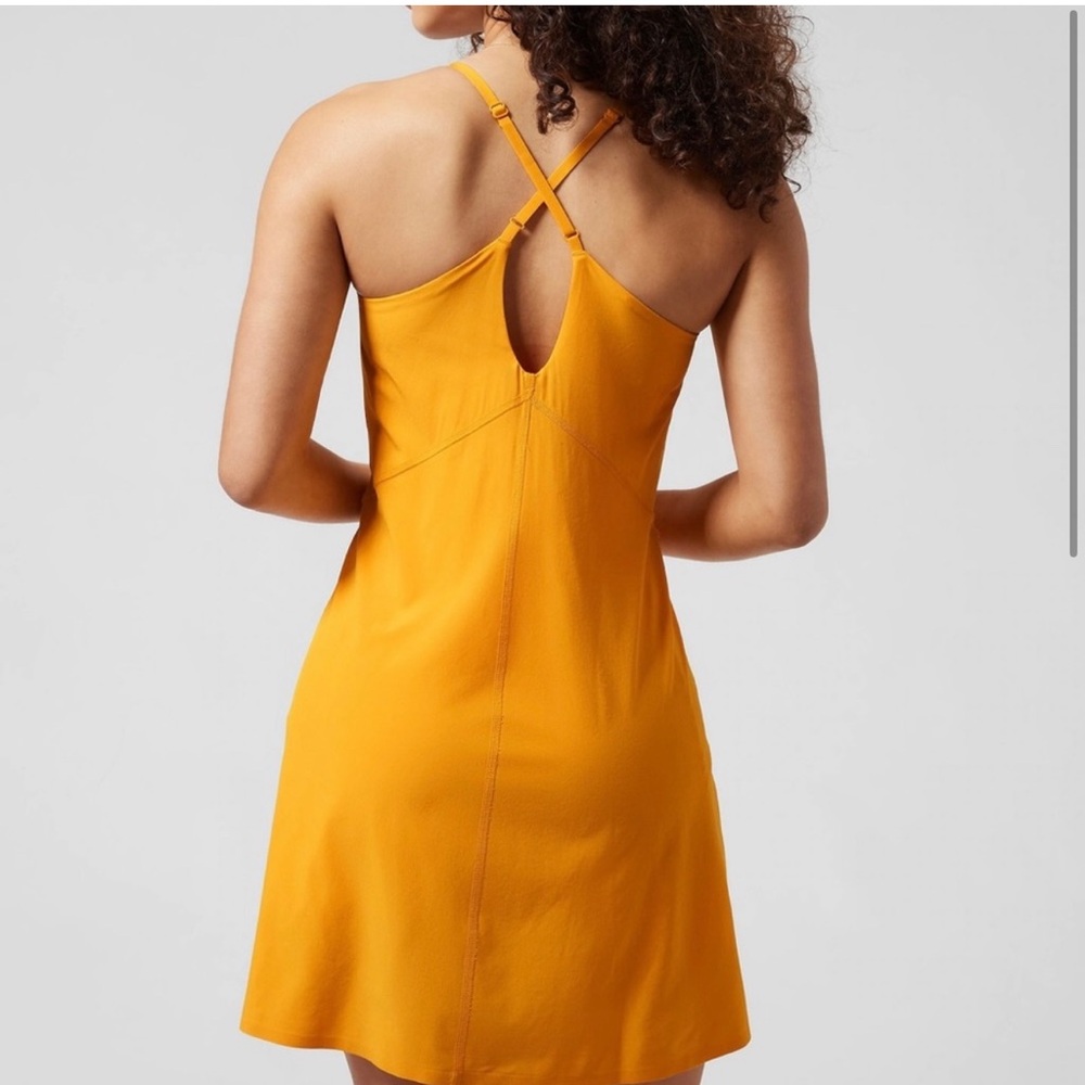 athleta golden spark infinity dress nwot